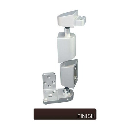 International Door Closers 3/4 Offset Pivot Set For Right Flush Doors, DU Baked Storefront Bronze Paint OP-4002-DU-RH